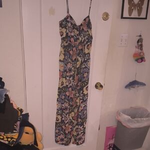 O'Neill | Dark Blue Floral Jumpsuit